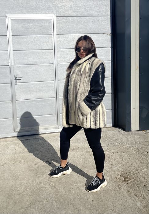 Blana naturala de vizon imperial cu piele fina