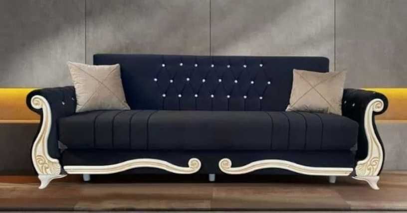 Canapea Chesterfield Lux Negru