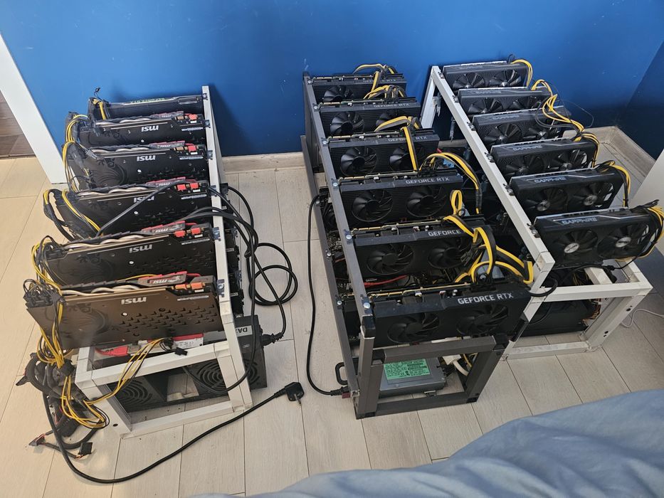 Майнинг риг/копач с Dell Nvidia Geforce 3090 24GB