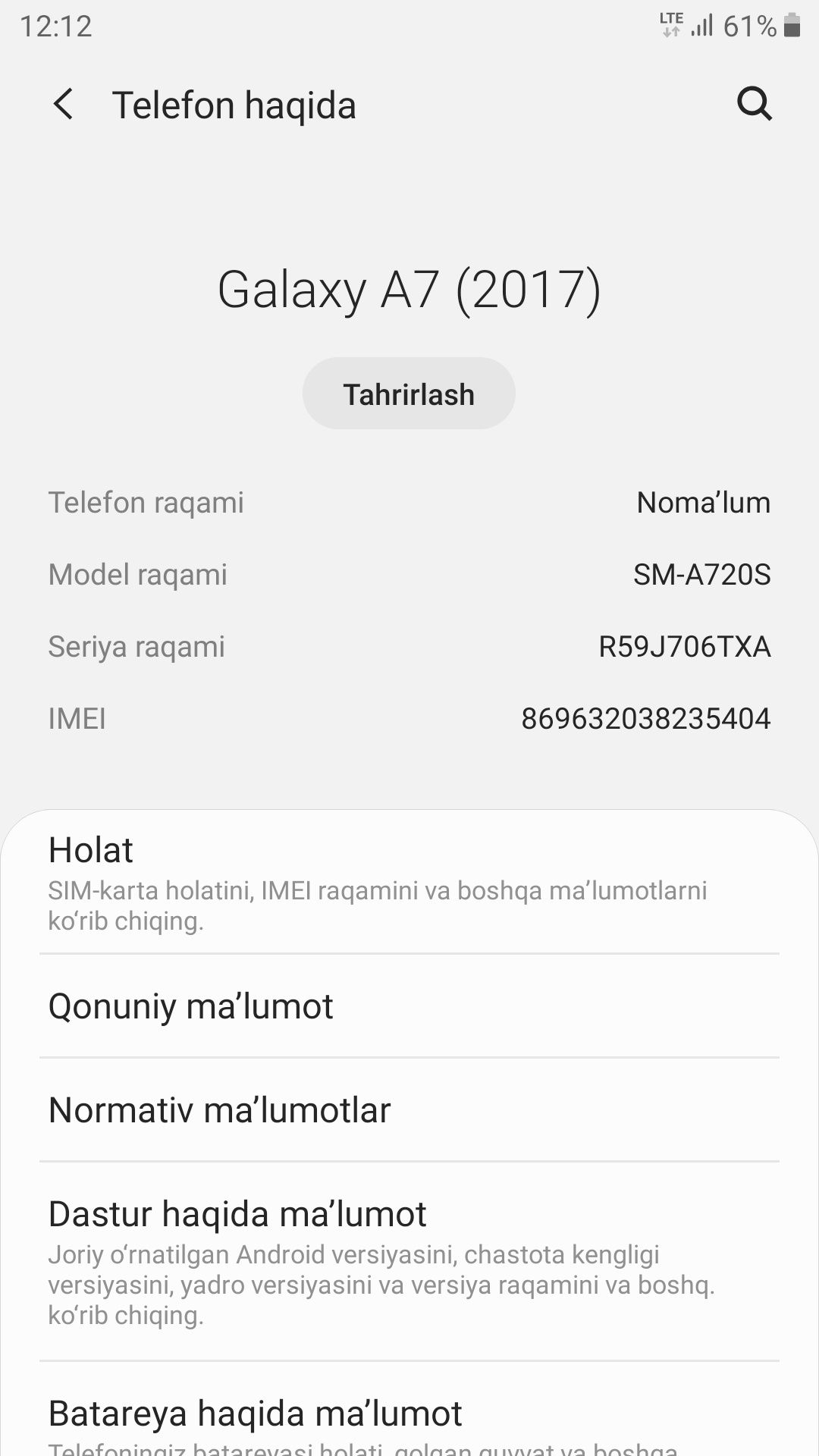 Samsung a7 (2017)