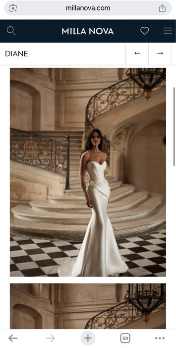 Rochie mireasa - Milla Nova - Marimea 38 (M)