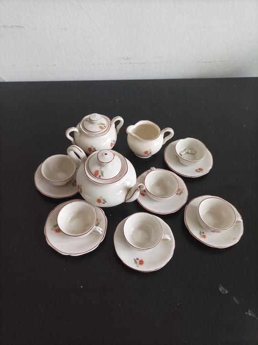 Ретро детски порцеланов сервиз за чай