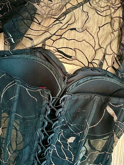 Agnes Toma Corset cu siret si bolero XS/S