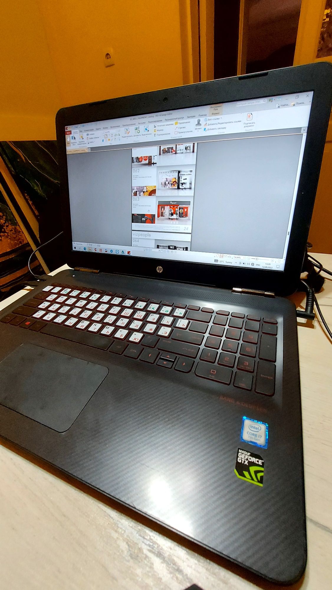 Игровой ноутбук Hp Omen 32gb OZU