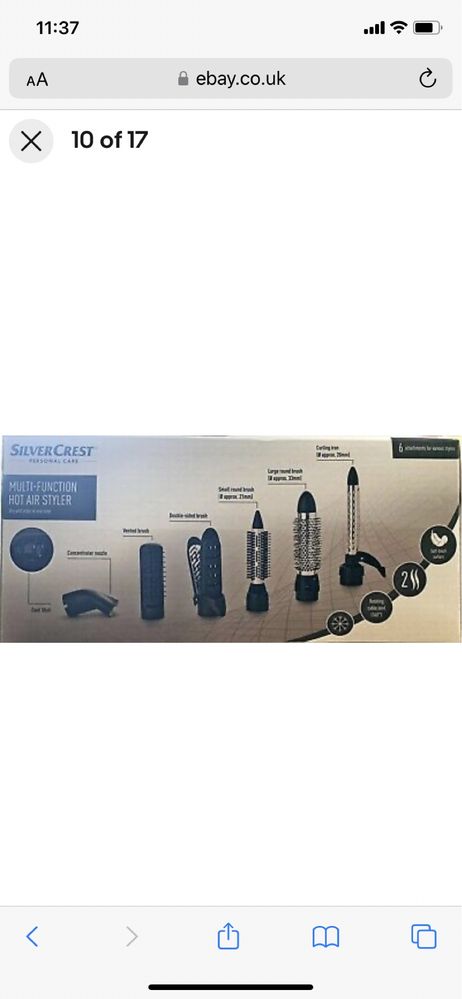 Silvercrest 6in1 Multi Function Hot Air Styler