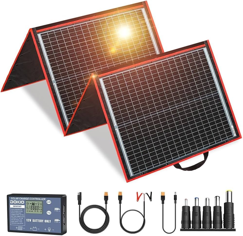 ПРОМО ! DOKIO 160 W M - сгъваем монокристален соларен панел !