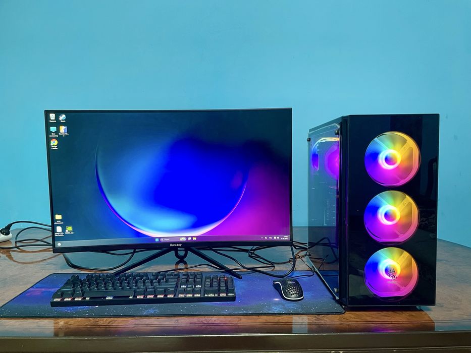 Игровой компьютер на i5-10th Gtx 1660Ti готовый, комплекте