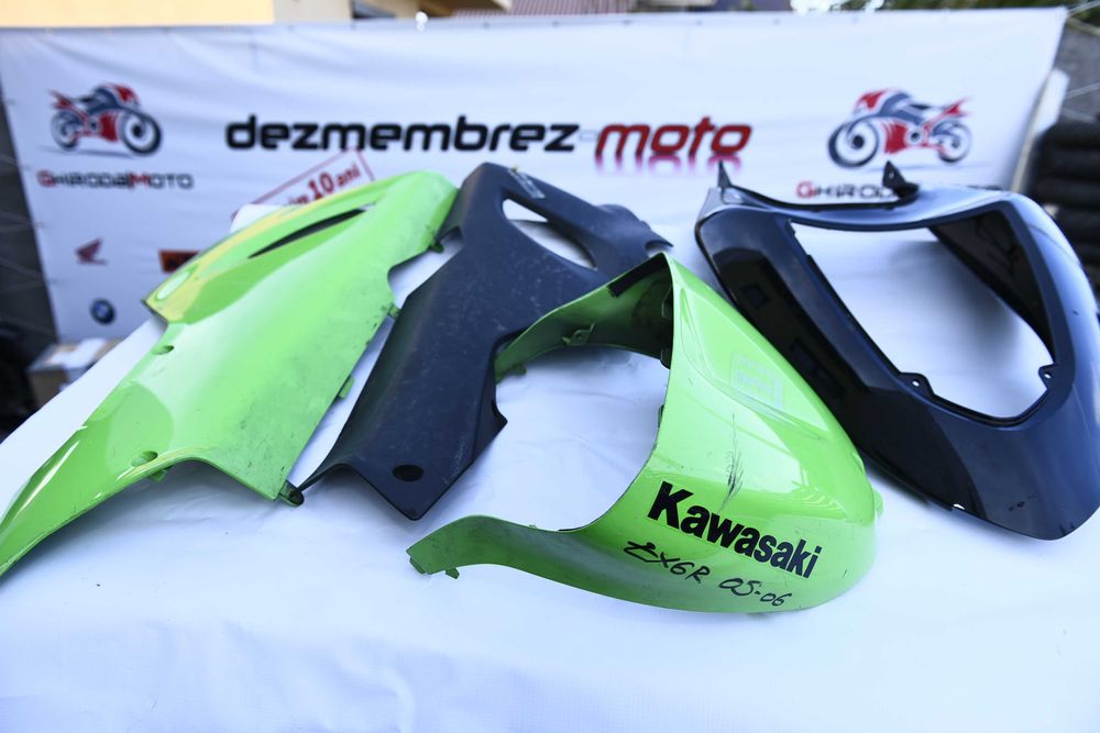 Carene rezervor codita burta Kawasaki ZX6R 636 2005 2006 carena  piese