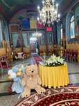 Decor cristelnita flori si fluturi Decoratiuni baloane majorat botez