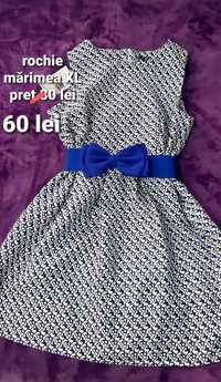 Rochie cu curea lata la brau mărime XL