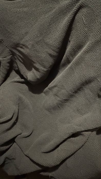 Husa elastica canapea cu sezlong, brat lung, Belmarti, verde