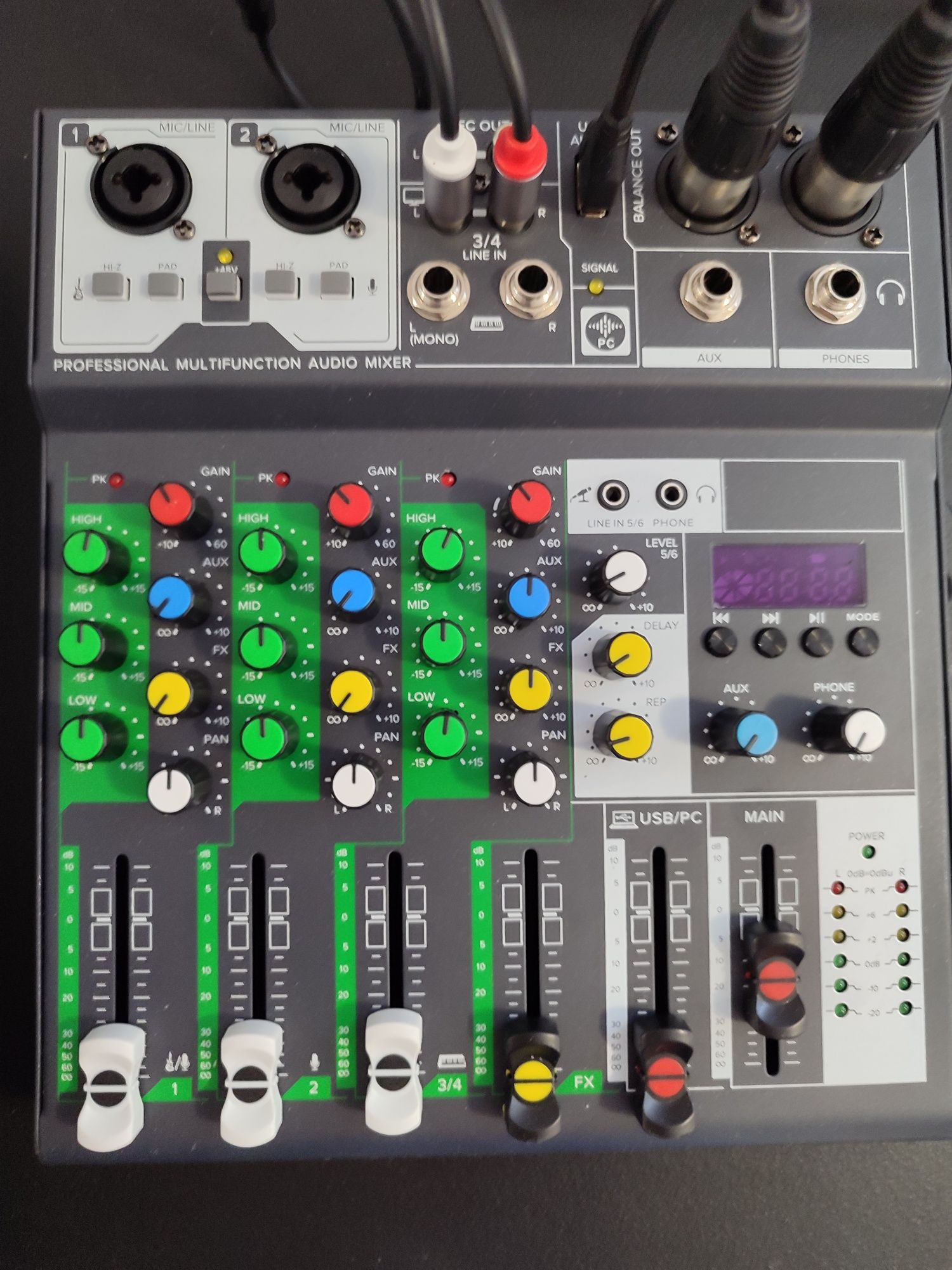 Sistem audio complet compact 2.2, Boxe, amplificator, crossover,