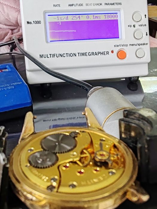 Ceas Zenith Stellina Manual Placat cu aur 80 microni