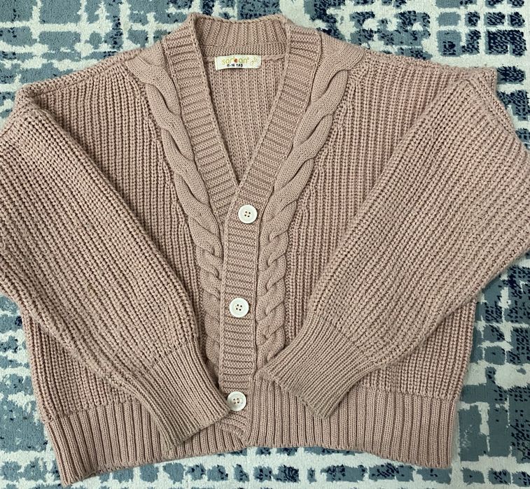 Кардиган розовый