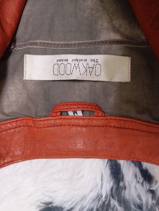 Кожаная куртка фирма OAKWOOD