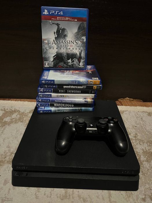 PlayStation 4 slim 1Тб и диски
