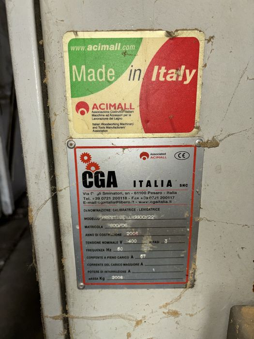Mașină Calibrat CGA PRESTIGE