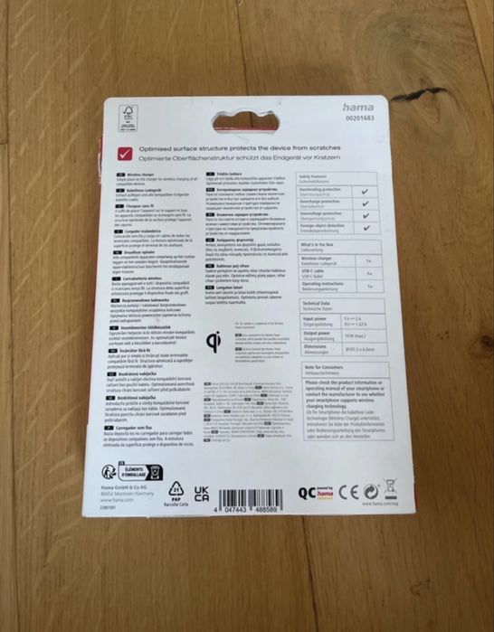 Încărcător wireless Hama