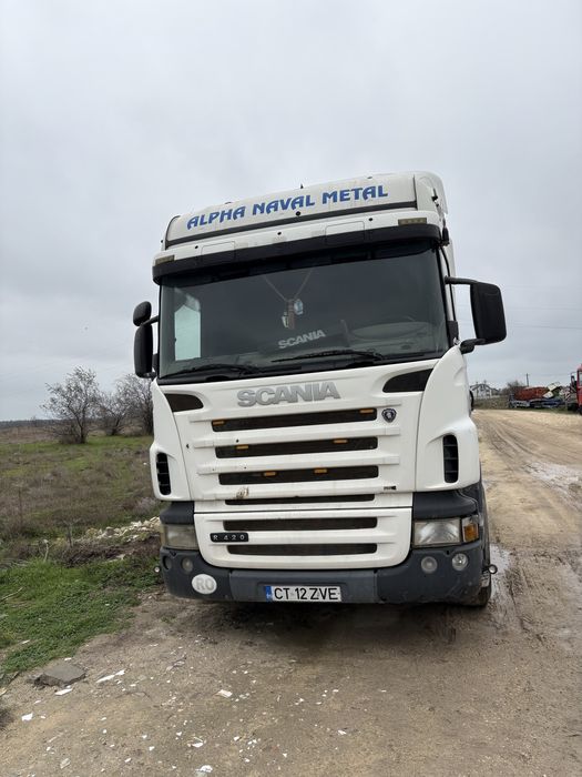 Scania 420 an 2007 pret 5000 euro si Automacara Hydrom 18 tone,