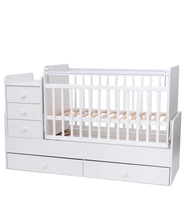 Кровать детская 3 в 1+ ортопедическая матрас и кокон  в подарок