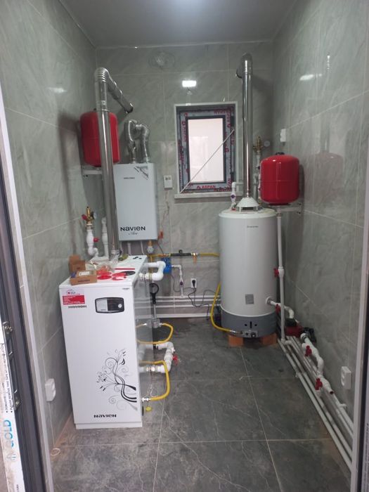 Установка котлов,тёплый пол.