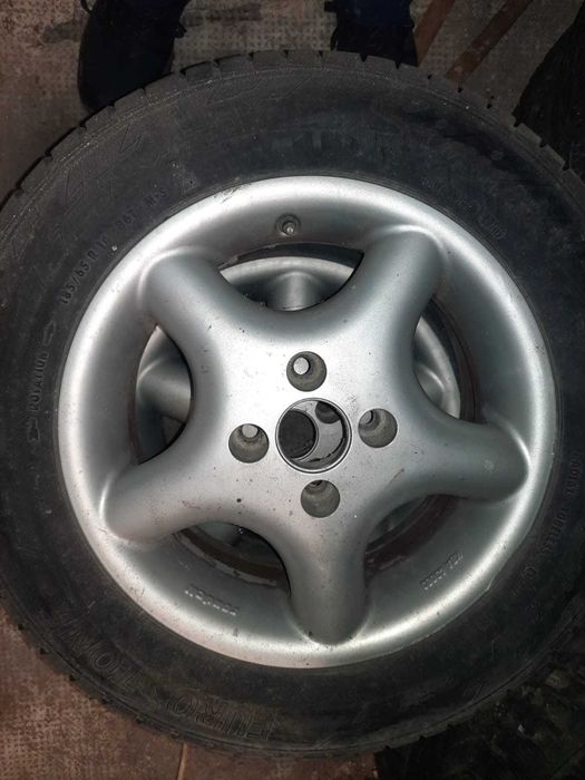 Cauciucuri, anvelope 185 65 14 cu jante aluminiu 4x100