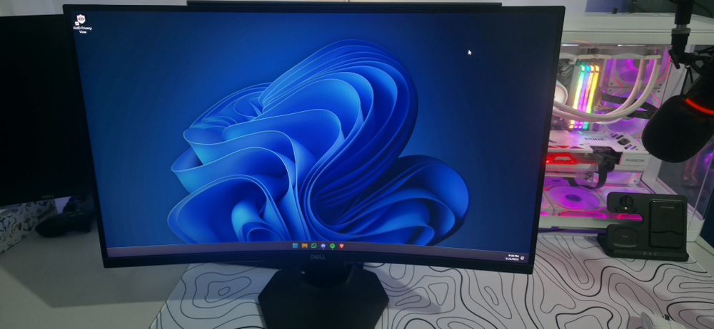 Monitor Gaming Dell S2721HGF 27 Curbat, 144Hz, 1ms, Full HD