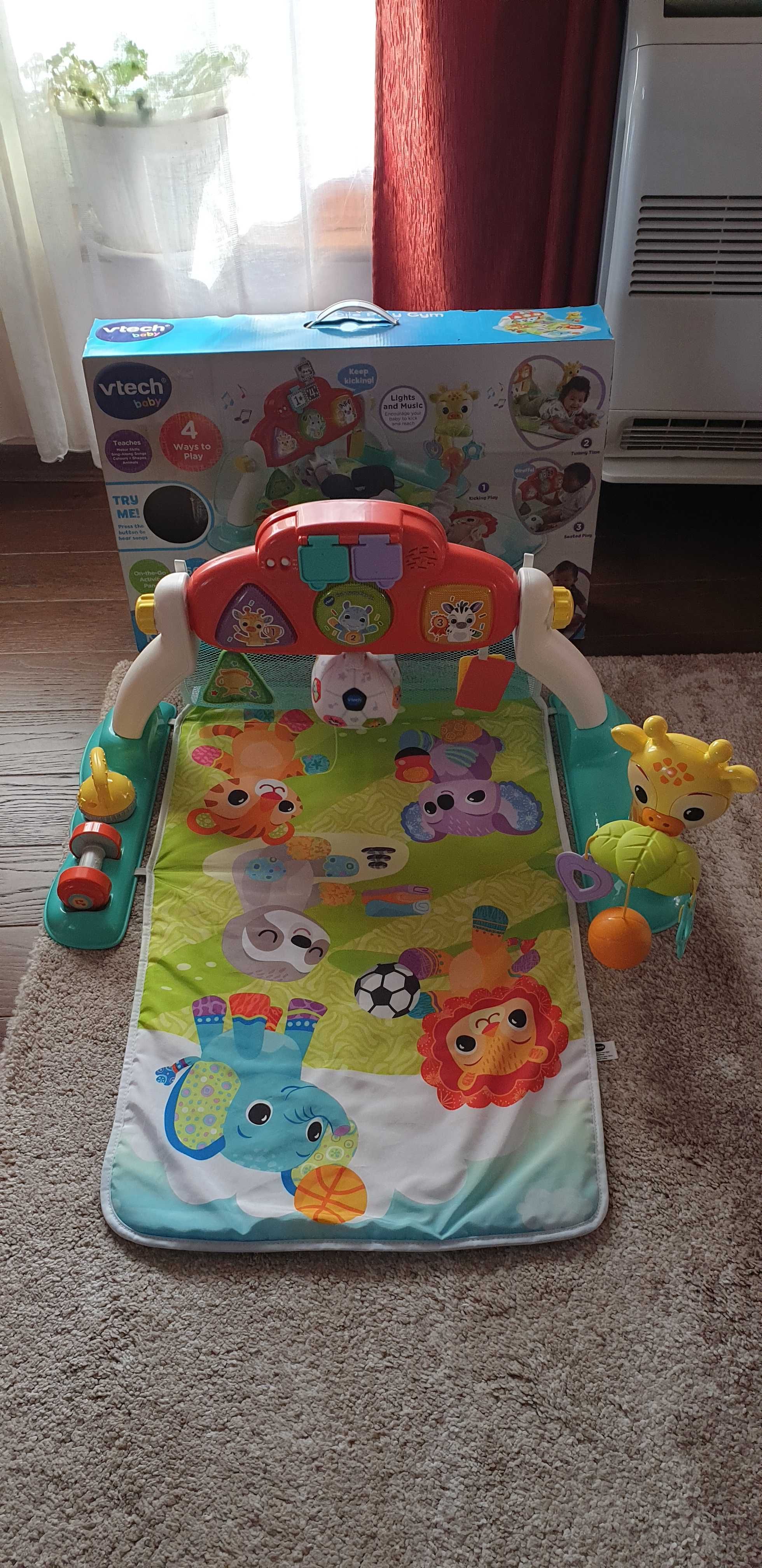 Бебешка активна гимнастика Vtech Kick & Score Play Gym - музикална
