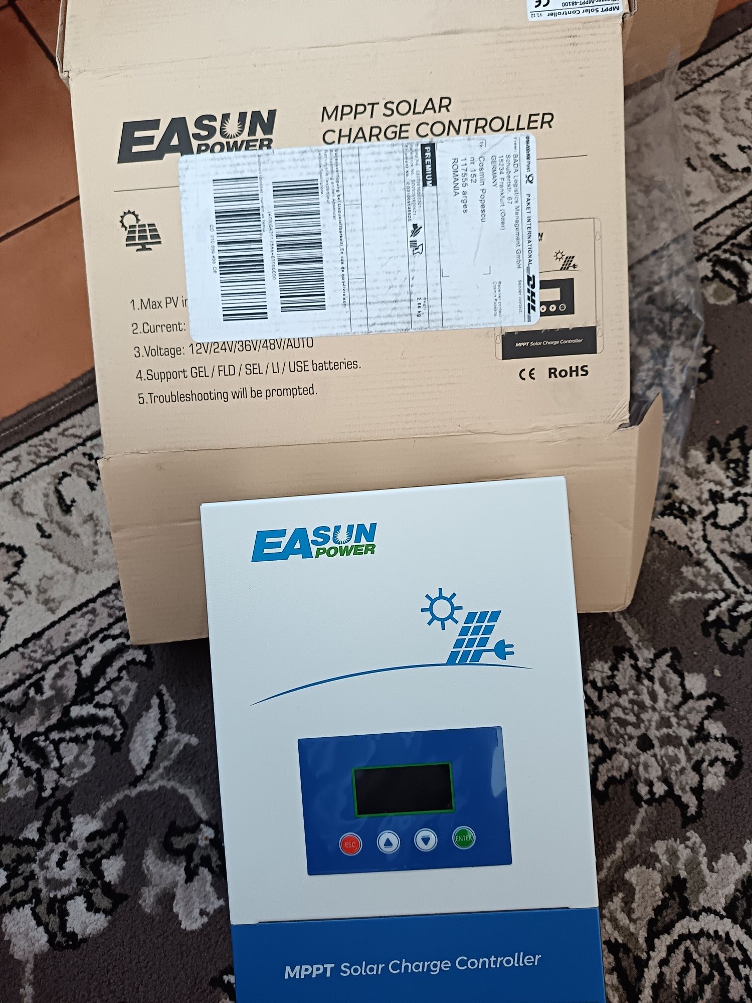 Controller mppt easun sisteme solare