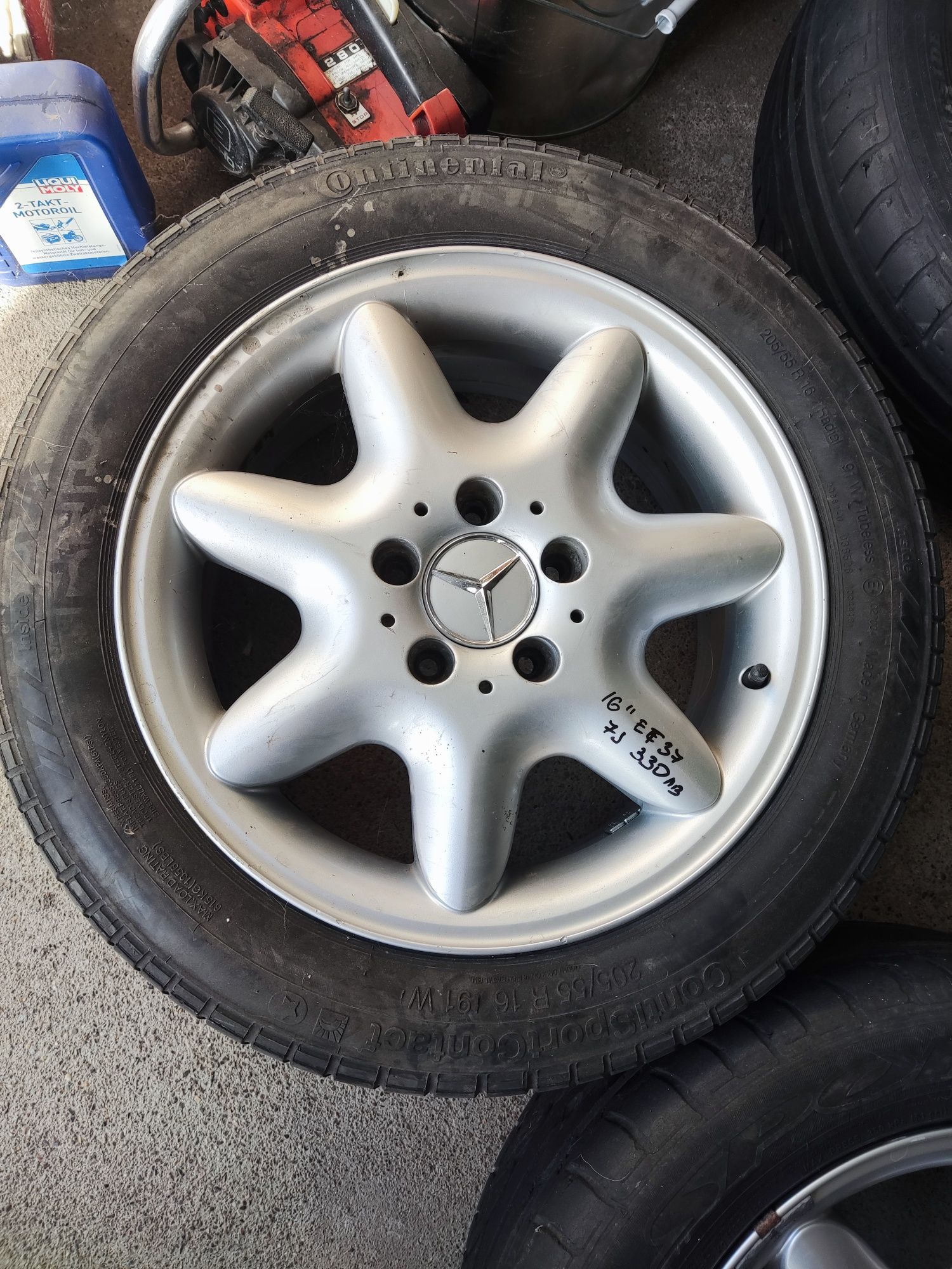 Оригинални джанти 16 ки 5x122 за Mercedes C class