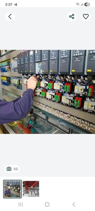 Электр хизматлар  ва КУ йигиш, Щит йигиш , Куёш панеллари установка