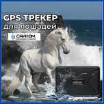 GPS Трекер Ошейник для Лошадей ЖПС жылкыга Доставка в Семей