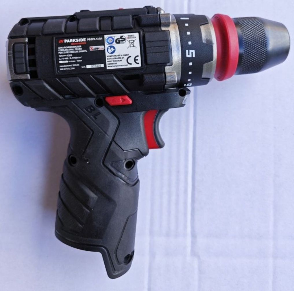 Bormasina parkside performance x12v pistol filetanta masina
