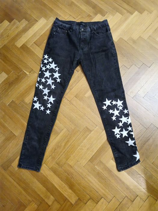 Blugi Amiri negrii cu stele albe
