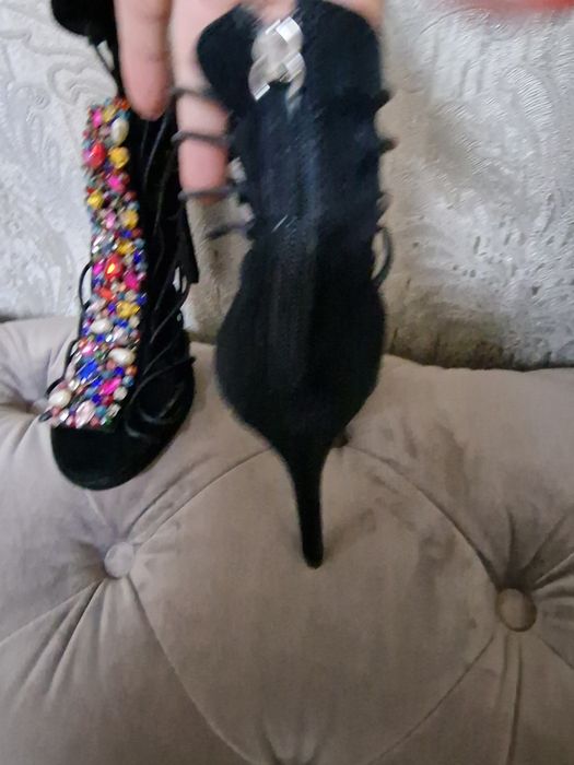 Sandale superbe Zanotti 38 piele