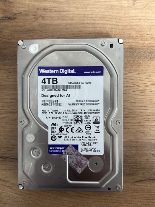 Жёсткий диск Western Digital 4TB