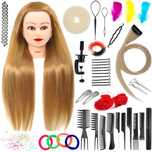 Cap Manechin Blond – 70 cm + Set pentru Exersare Complet