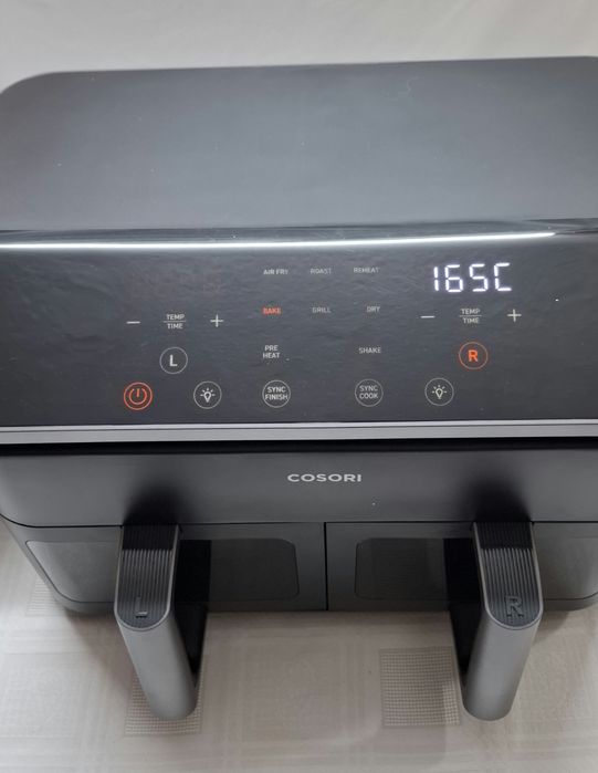 COSORI  фрайър с 2 кошници, 8 програми двойна зона XXL 8.5L