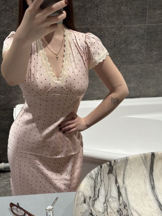 Платье в горошек