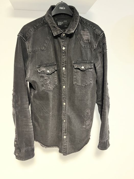 Camasa de blugi cu rupturi Zara