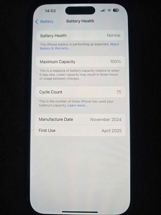 Vand Iphone 16 128 gb