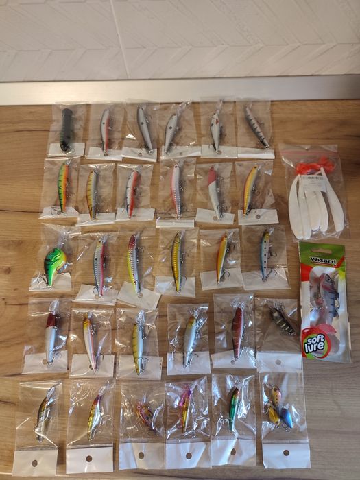 Set voblere noi spinning si naluci soft