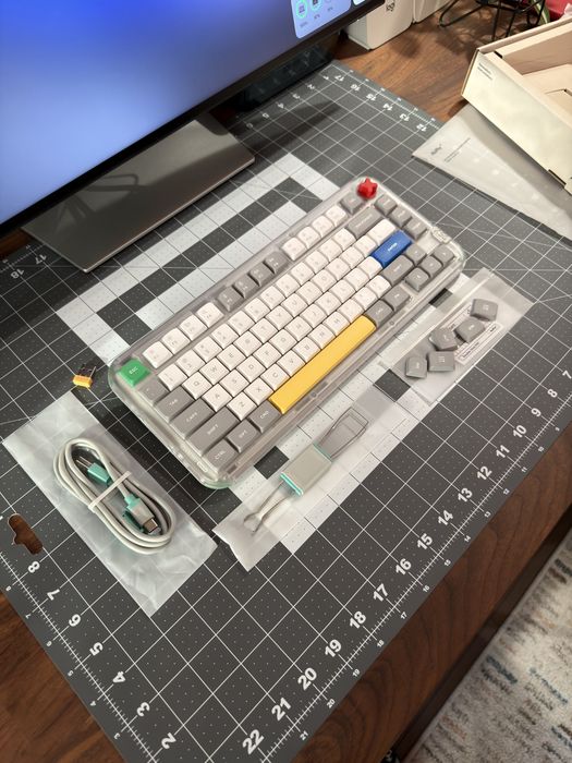 NuPhy Kick75 Low - Механична Хибридна Клавиатура - Gateron Brown nano