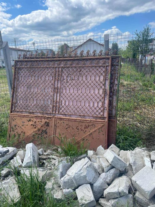 Poartă fier tare plus portiță