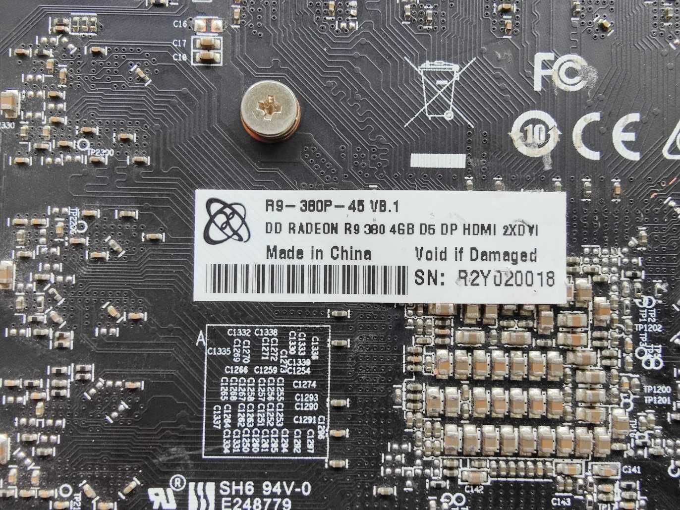 Placa video AMD Radeon R9 380 / 4GB  XFX