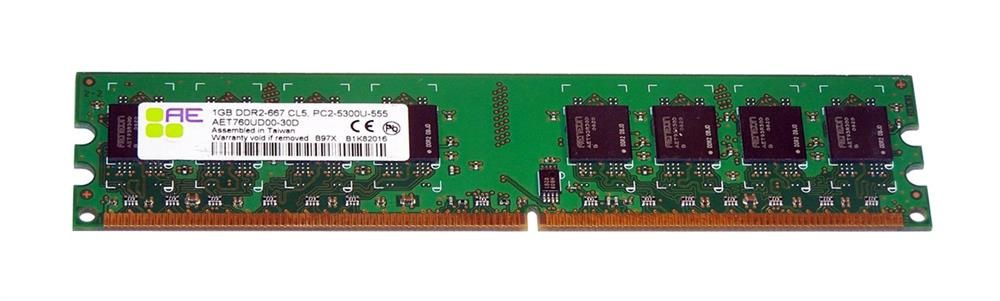 Memorie RAM 1Gb DDR2 667Mhz PC2-5300 AET760UD00-30D