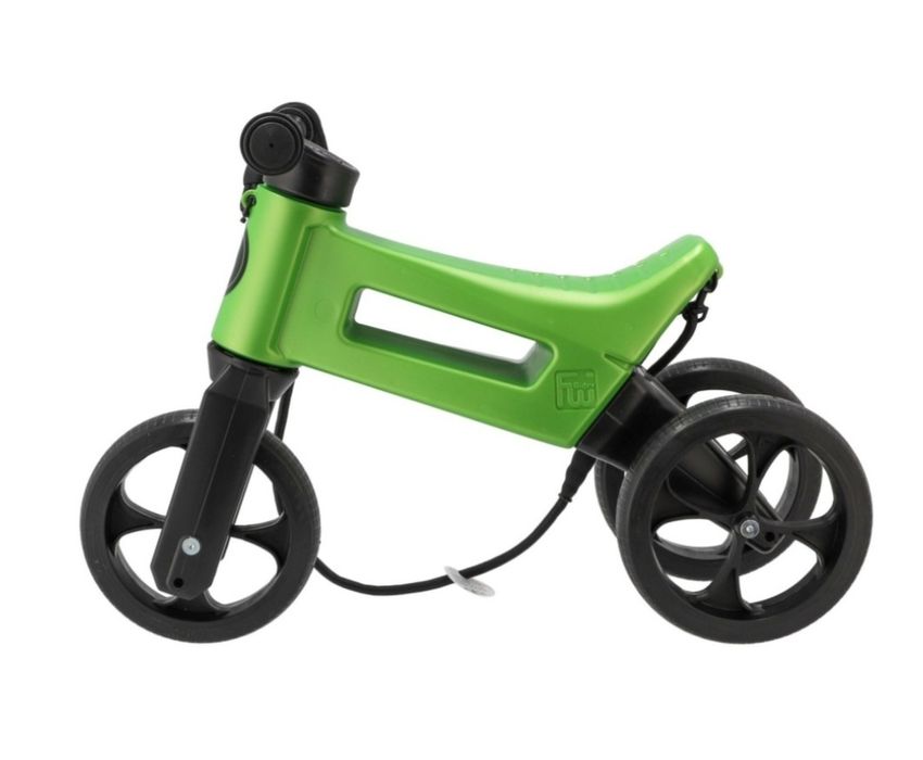 Bicicleta fara pedale 2 in 1 Funny Wheels Rider SuperSport Metallic