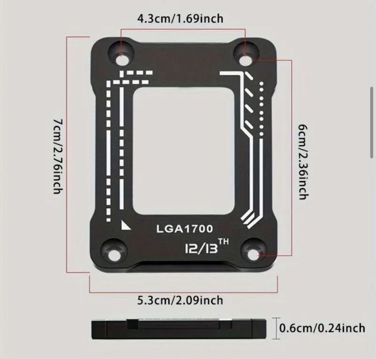 Contact Frame Intel LGA 1700