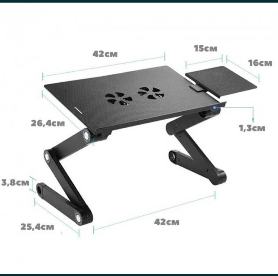 Стол-трансформер Laptop table складной столик для ноутбука