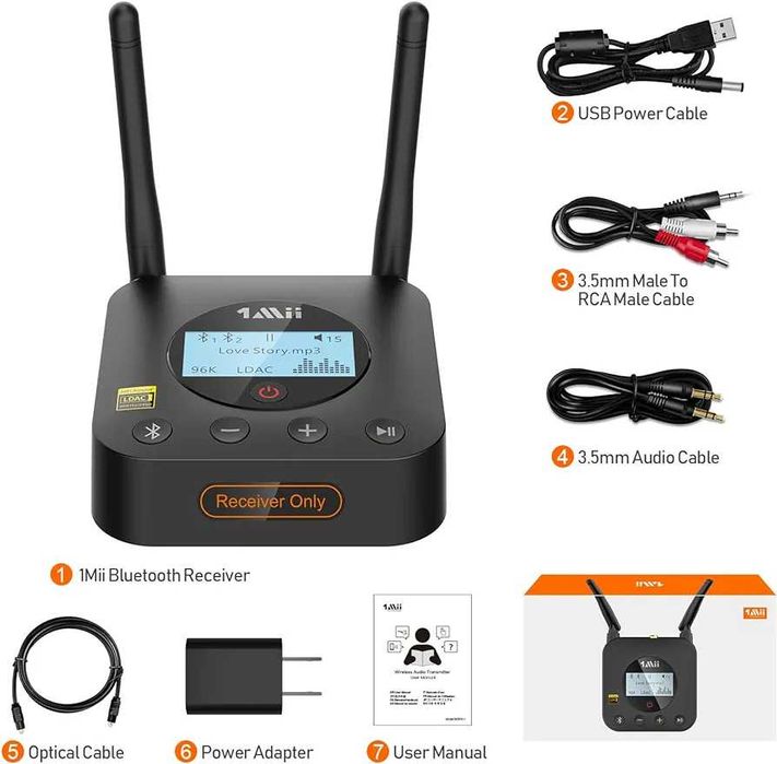 1Mii B06pro+ bluetooth receiver LDAC